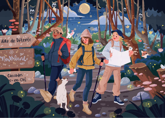 Promenons - nous dans les bois - 1000 Pièces - Disponible sur Ulule - Face de Puzzle